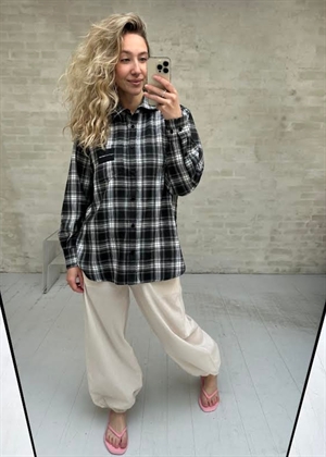 Haute check skjorte Grey Check HAUTE L\'AMITIÈ